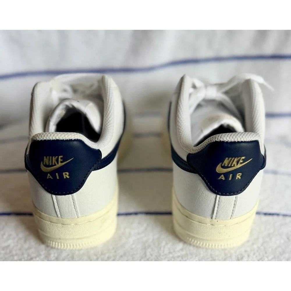 Nike Air Force 1 '07 NN Shoes White Obsidian Pale Ivory FZ6868 100 Sz 6.5W  NIB